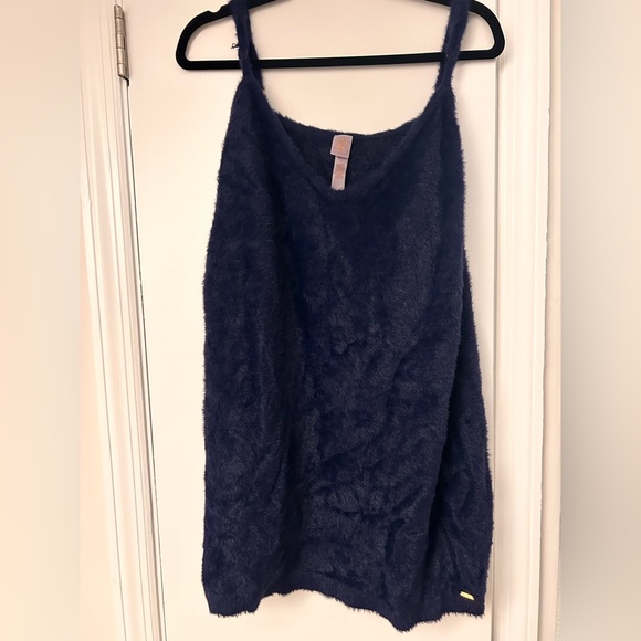 Savage X Fenty Blue Fuzzy Sleep Dress - Picture 1 of 2